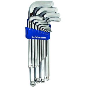 JEFFERSON 13 Piece Jumbo Ball End Hex Key Set