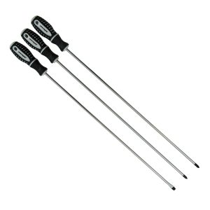 JEFFERSON 3 Piece Long Handle Screwdriver Set