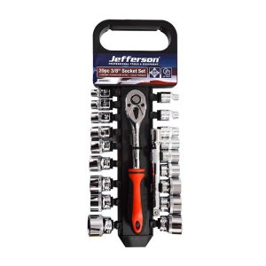 JEFFERSON 20 Piece 3/8" Drive Socket Set