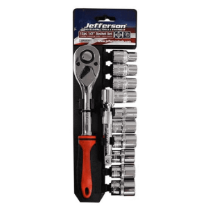 JEFFERSON 12 PIECE 1/2" DRIVE SOCKET SET