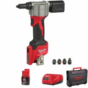 MILWAUKEE M12 BATTERY POP RIVET TOOL KIT M12BPRT-201X