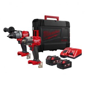 MILWAUKEE M18FPP2AD2-502X M18 FUEL Twin Pack (M18FPD2, M18FMTIW2F12 (2x5Ah)
