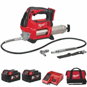 MILWAUKEE M18GG-502B M18 Grease Gun Kit (2x5.0Ah)