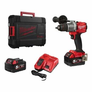 MILWAUKEE M18ONEPD2-502X M18 GEN3 FUEL ONE-KEY Combi Drill (2x5Ah)