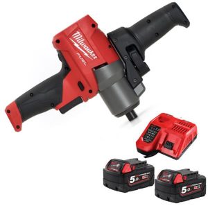 MILWAUKEE M18 FUEL Paddle Mixer M18FPM-502X Drill Kit (2x5Ah)