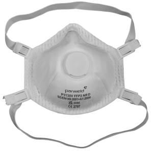 PARWELD FFP3 Valved Face Mask With Standard Filter - (Box Of 10)