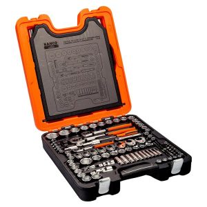 BAHCO S138 138 Piece Metric/Imperial 1/4" 3/8" 1/2" Drive Socket Set