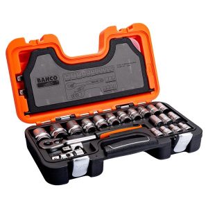 BAHCO S240 24 Piece Metric 1/2" Drive Socket Set