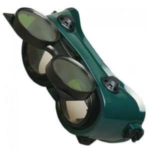 2" Inch Round Lens Flip Up Welding / Gas Cutting Goggle (Shade 5)