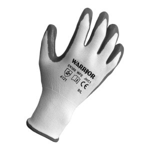 WARRIER Grey Nitrile glove Size 8