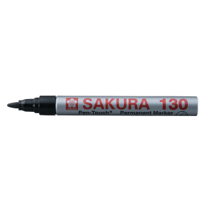 Sakura 130 Permanent Pen-Touch Marker - Black