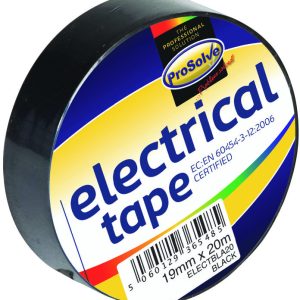 19MM X 20MT Black Insulation Tape (10 Pack)