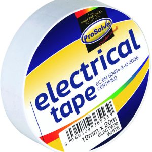 19MM X 20MT White Insulation Tape (10 Pack)