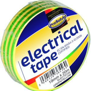 19MM X 20MT Green/Yellow Insulation Tape (10 Pack)