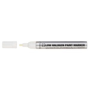 SAKURA Low Halogen Stainless Steel Marker - White