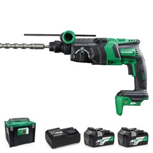 HIKOKI 36V DH36DPE Sds-Plus Hammer Drill Kit (2 X 2.5AH)