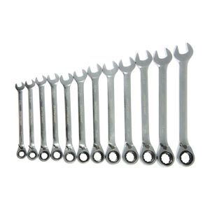 JEFFERSON 12 Piece Reversible Ratchet Spanner Set