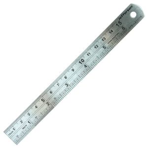 JEFFERSON Stainless Steel Ruler - 150mm