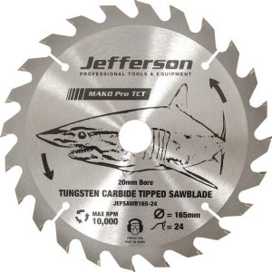 JEFFERSON 165MM - 6.5" TCT Blade 24T