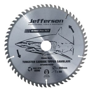 JEFFERSON 250MM - 10" TCT Blade 60T