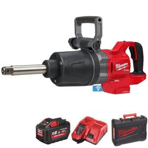 MILWAUKEE M18ONEFHIWF1D-121C 1" Drive D Handle Impact Wrench (1x12Ah)