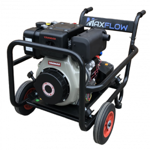 Maxflow Industrial Pressure Washer - Yanmar L100-V Comet Pump 18 LPM Trolley Frame